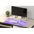 thumbnail image 5 of Pink Pastel Desk Mat, Gorgeous Starry Sky Desk Pad, Cute Large Gaming Mousepad, Gamer Girl Desk Pad 35.4" X 15.7", Non-Slip Laptop Computer Keyboard Mousepad for Office and Home, 5 of 6