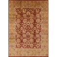 thumbnail image 1 of Ahgly Company Indoor Rectangle Mid-Century Modern Orange Oriental Area Rugs, 4' x 6', 1 of 6