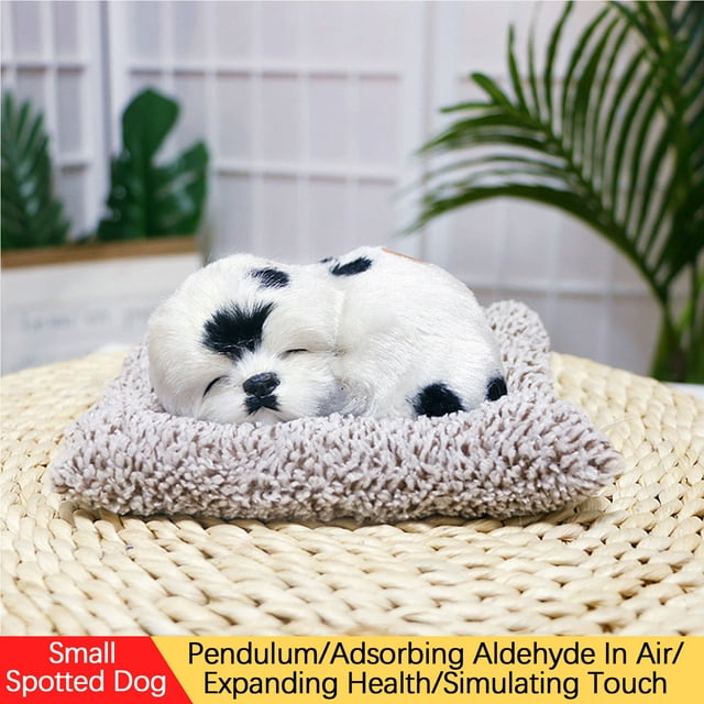 Cagogo Jouet en Peluche pour Chien à Moins de 5 $, Modèle de Simulation de Jouets en Peluche Réalistes, Jouet en Peluche Réaliste pour Enfants, Figurine de Chien de Collection avec Coussin, Cadeau Éducatif pour Enfant