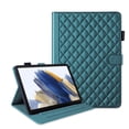 thumbnail image 3 of for Samsung Galaxy Tab A8 10.5 inch Release 2022 (SM-X200/SM-X205) Case, Rhombus Pattern Multiple Viewing Angles Stand Slim Folio Cover (Green), 3 of 6