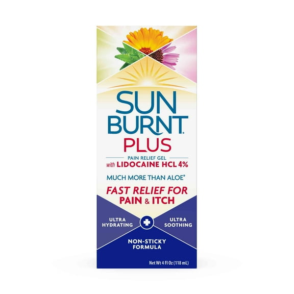 SunBurnt Plus with 4% Lidocaine, 4 Fl. Oz.