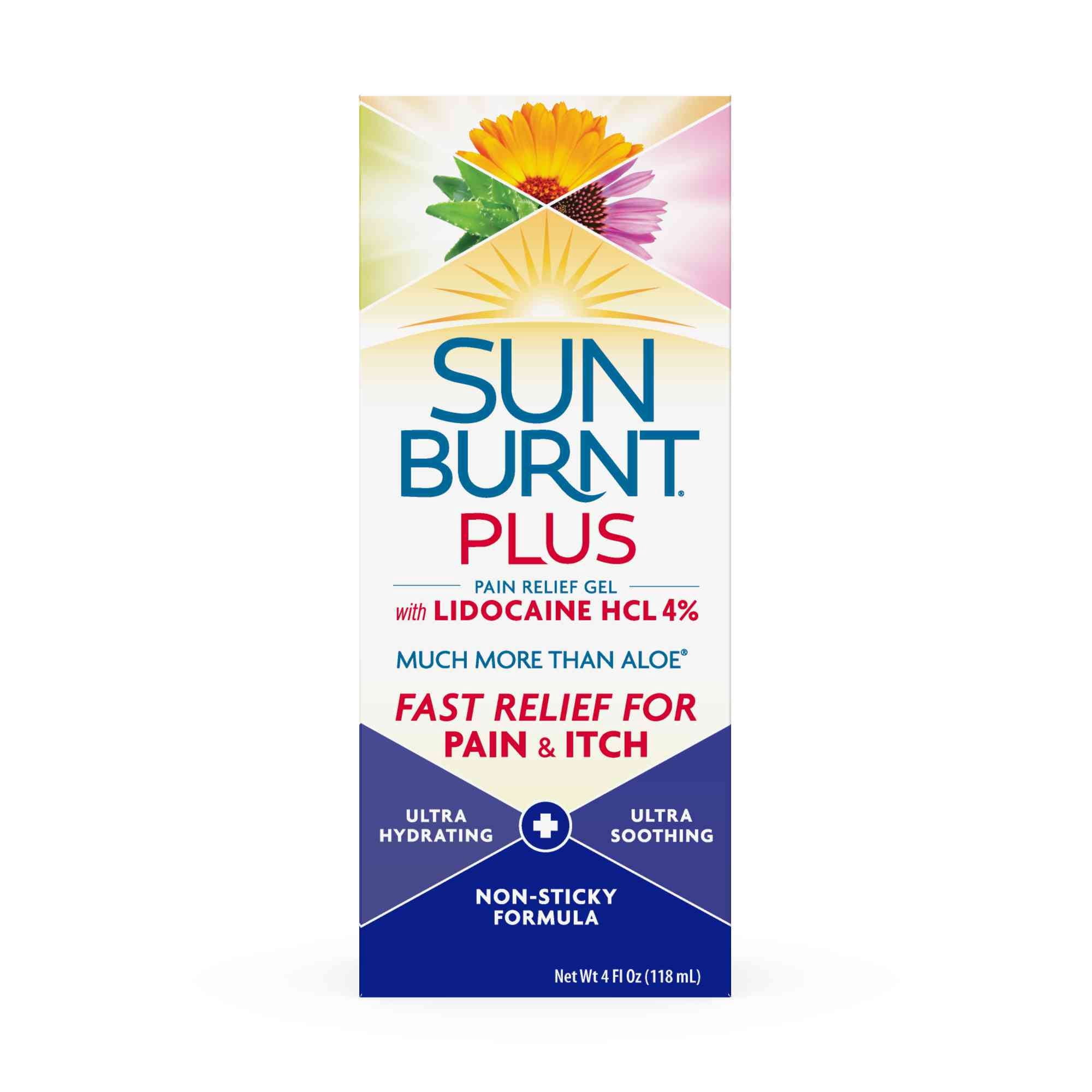 SunBurnt Plus with 4% Lidocaine, 4 Fl. Oz.