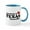 White/Blue Inside, variant on CafePress - Somebody In Texas Loves Me Mug - 11 oz Ceramic Mug - Novelty Coffee Tea Cup