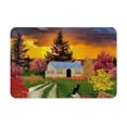 thumbnail image 2 of Goofa 16"x24" Inches Fall Village Scenery Doormats for Outdoor Entrance - Non-Slip Welcome Mat, Heavy Duty Door Mats Outdoor, Spring Doormat, 2 of 9