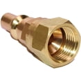 thumbnail image 2 of Wolfrail Raccords Rapides au Propane 1/4 Pieds' pour Connecter Appareil à Gaz Basse Pression Chauffage Grill Foyer et RV Connexion Rapide, Clé Rapide 1/4 Pouces Prise x Éclat Femelle 3/8 Pouces, 2 of 5