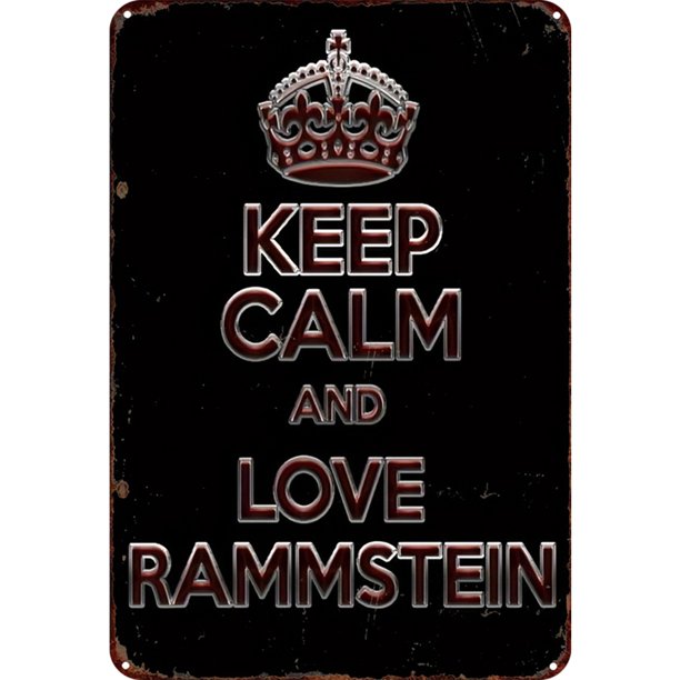 Chapa Metal Vintage Keep Calm Barra Pintura Hierro Rectangular 30x40cm