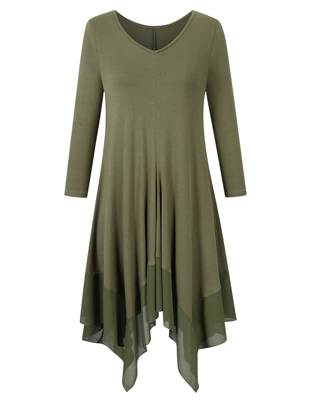 walmart plus size tunic tops