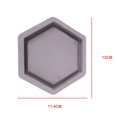 thumbnail image 2 of Hexagon Flower Pots Mold Planter Silicone Mould Home Decoration Table Crafts Making Supplies Color Random, 2 of 7