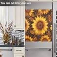 thumbnail image 6 of B01P22035BZSMCE Dishwasher Magnet Cover Magnetic Sticker Creatively Golden Sunflower Patterns Printed 23"x26", 6 of 6