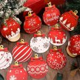 thumbnail image 5 of Adornos navideños de madera para colgar, bolas de Navidad, muñeco de nieve, manualidades para árbol de Navidad, regalos de Año Nuevo para el hogar, 5 of 5