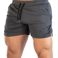 thumbnail image 2 of Men?s Gym Shorts Pants Training Running Sport Workout Lace-up Pockets Fitness Basketball Boxer, 2 of 4