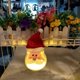 thumbnail image 1 of Bola decorativa de gorro navideño con luces, 1 of 5