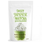 Sweet Japanese Matcha Green Tea Powder (12oz/340g) Latte Grade; Delicious Energy Drink - Shake, Latte, Frappe, Smoothie.