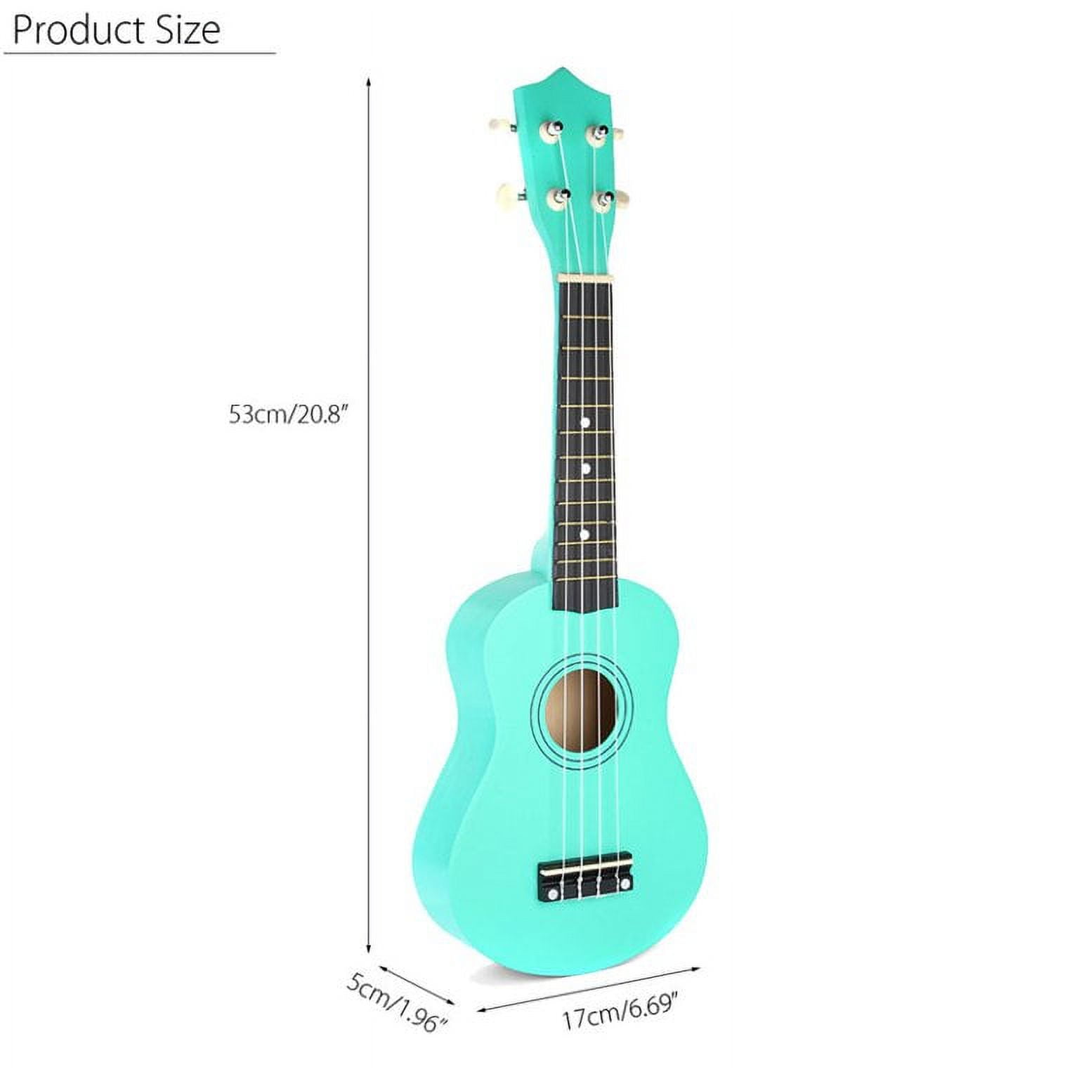 YQSDG 21" Acoustic Basswood Ukulele Starter Kit with Carrying Bag and more