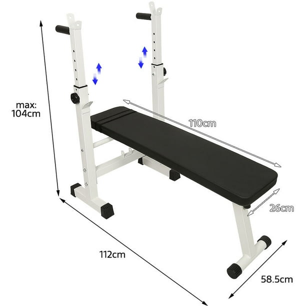 Medidas Banco Para Ejercicios Con Pesas Barra Olimpica Banca Set