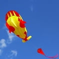 thumbnail image 1 of de Ballena Suave Regalos para s Voladoras de 30M Cuerda Parafoil de Playa para Senderismo Viaje Playa Cam rojo y amarillo Hugo Cometa de ballena asesina, 1 of 6
