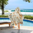 thumbnail image 3 of Yayeee Kids Hooded Towels Toddler Soft Absorbent Beach Bathing Wrap 50" x 23.5", Deer Pattern, 3 of 5