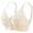 Champagne, variant on Front Closure Bras for Women No Underwire Plus Size Wireless Comfortable Cotton Sleep Bra for Older Womens Bras