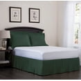 Ashton Detachable Bedskirt (King Size, Hunter Green, 21" Drop) Easy