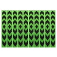 thumbnail image 1 of Etiqueta Engomada Reflectante De Coche 40x5cm Reflector De Patrón De Flecha Verde Negra 10Pcs, 1 of 1