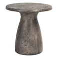 thumbnail image 1 of Pemberly Row 16" Concrete Stone Outdoor Accent Table in Dark Gray, 1 of 4