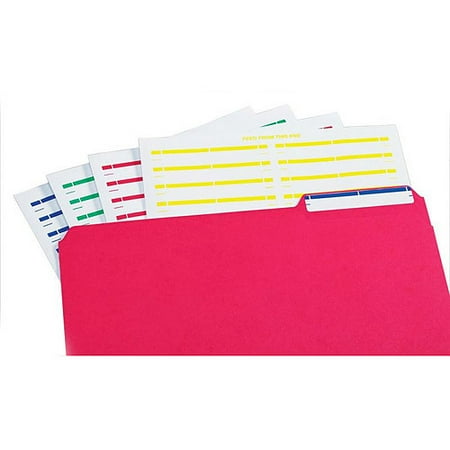 School Smart 1/3 Cut Printable File Fold