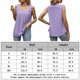 thumbnail image 2 of Cuello cuadrado Tops de verano Moda sin mangas para mujer Ajuste relajado (Púrpura M) FLhrweasw Para estrenar, 2 of 7