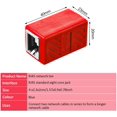TRAHOO10 Pieces RJ45 Coupler, Extension Adapter Network