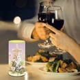 thumbnail image 3 of COEQINE Bunny Flower He is Risen Cross Violet Flameless Candle Battery Powered with Remote Control 12 Colors 4/8 Hours Timer LED Night Lights Pillar Candle Tealights Easter Home Indoor Decor, 3 of 7