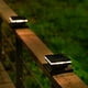 thumbnail image 5 of MAGGIFT Luces Solares para Postes - Luz Solar para Tapa de Terraza para Cercas Al Aire Libre - LED Blanco Cálido - Se Adapta a Postes de Madera de 4x4, 5x5 O 6x6 - Paquete de 4 de Color Negro, 5 of 7