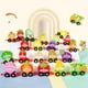 thumbnail image 1 of Juego trenes palabras mara Conjunto alfabeto educación temprana con bloques Juguetes tren para pequeños en yotijar vehículo de juguete, 1 of 9