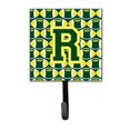 thumbnail image 1 of Carolines Treasures CJ1075-RSH4 Letter R Football Green & Yellow Leash or Key Holder, 1 of 1
