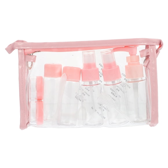 Shisuyan Pink Reusable Lotion Storage Bottles for Skin Care Products Made of PET Perfect for Gifts and Travel Size