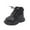 Black, variant on Girls Boots,Short Boots for Fall and Winter Soft Sole Footwear Ideal Outdoor Activities Comfortable Kids Boots,Toddler Boots,White,5-5.5 Years