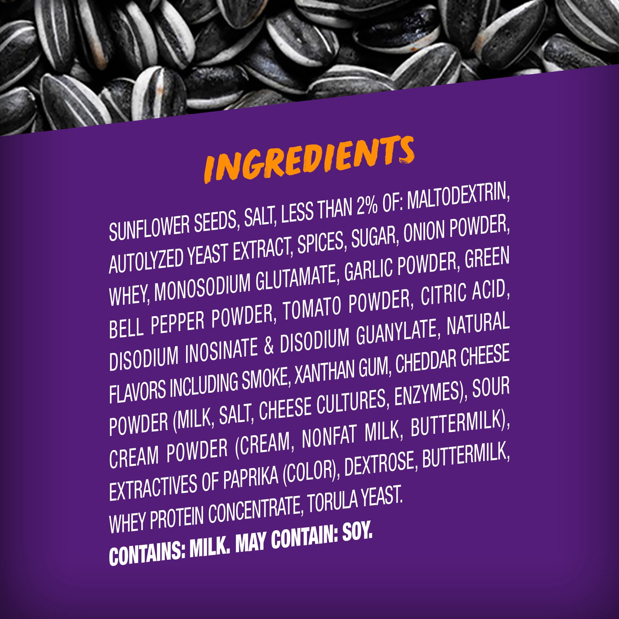 BIGS Sunflower Seeds, Taco Bell Taco Supreme Flavor, 5.35 oz.