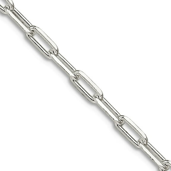925 Sterling Silver Polished 2.75mm Fancy Link Chain Necklace 20 Inch Lobster Claw Chain Necklace for Women and Men