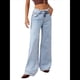 thumbnail image 3 of Pantalones Vaqueros Boyfriend para Mujer, de Cintura Alta, Holgados, de Mezclilla, de Pierna y Rectos, Estilo Urbano Y2k Lago Azul M, 3 of 10