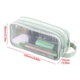 thumbnail image 2 of Estuche para Lápices de Gran Capacidad con Doble Capa de Malla: Bolsa Multifuncional para Material Escolar, Exámenes y Necesidades de Almacenamiento para El Estudio Diario., 2 of 7