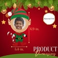 thumbnail image 2 of A1U Felt Photo Frame Character Ornaments Elves, Christmas Holiday Felt Party Gift Favor Home School Hanging Loops Crafts Accessories Mantle Banisters Walls Art Decorations, 1 ct. (6.9x5.4-in.), 2 of 7