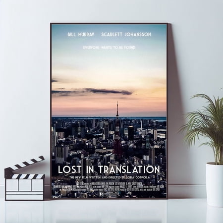 Onimhouse Poster Lost In Translation, Movie Poster, Art Poster, Wall Art Prints, Poster Material Gift, Keepsake, Home Decor, Live Room Wall Art- UNFRAMED