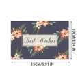 thumbnail image 3 of Cqxid Greeting Card Under $5 Flower Series BEST WISHES Greeting Card Festival Common Greeting Card Message Card, 3 of 5