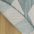 thumbnail image 4 of Nourison Positano 6' x Round Aqua Modern Rug, 4 of 10