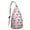 Pink-2, variant on Watercolor Penguin Sling Backpack – Cute Arctic Emperor Penguin & Snowflake Print Crossbody Bag for Travel, Hiking & Everyday