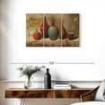 thumbnail image 3 of Elephant Stock Leaves And Vessels With Twigs Wall Art - Horizontal Multi Panel Canvas - Living Room Wall Decor - Hobbies And Lifestyle Multi Panel - Red And Beige Decor By James Wiens - 33" x 20", 3 of 8