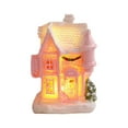 thumbnail image 2 of HmNPlay Christmas Decorations Resin Small Village House Light Up Figurine LED Tabletop Ornament for Indoor Holiday Home Decor Gift, 2 of 9