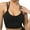 Black, variant on CAICJ98 Womens Lingerie Steel Ring Front Thin Women Bra Full Plus Cup Button Breathable Gathers Underwear No Size Comfort Bra Blue,M