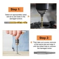 thumbnail image 2 of TAPDRA 15 Piece Screw Extractor Drill Bit Set With Centre Punch Storage Case For Metal Wood DIY Industrial Application, 2 of 10