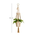 thumbnail image 2 of Ilios Innova | Colgante Decorativo Boho Café para Maceta, soporte artesanal tejido a mano en algodón, decoración colgante para plantas de interior y exterior., 2 of 9