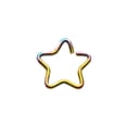 thumbnail image 1 of Star Nose Ring 18g Split Ring Perfect For Nose, Rook 5/16 8mm, 1 of 7