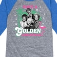thumbnail image 3 of Golden Girls - Have A Golden Christmas - Toddler And Youth Raglan Graphic T-Shirt, 3 of 4